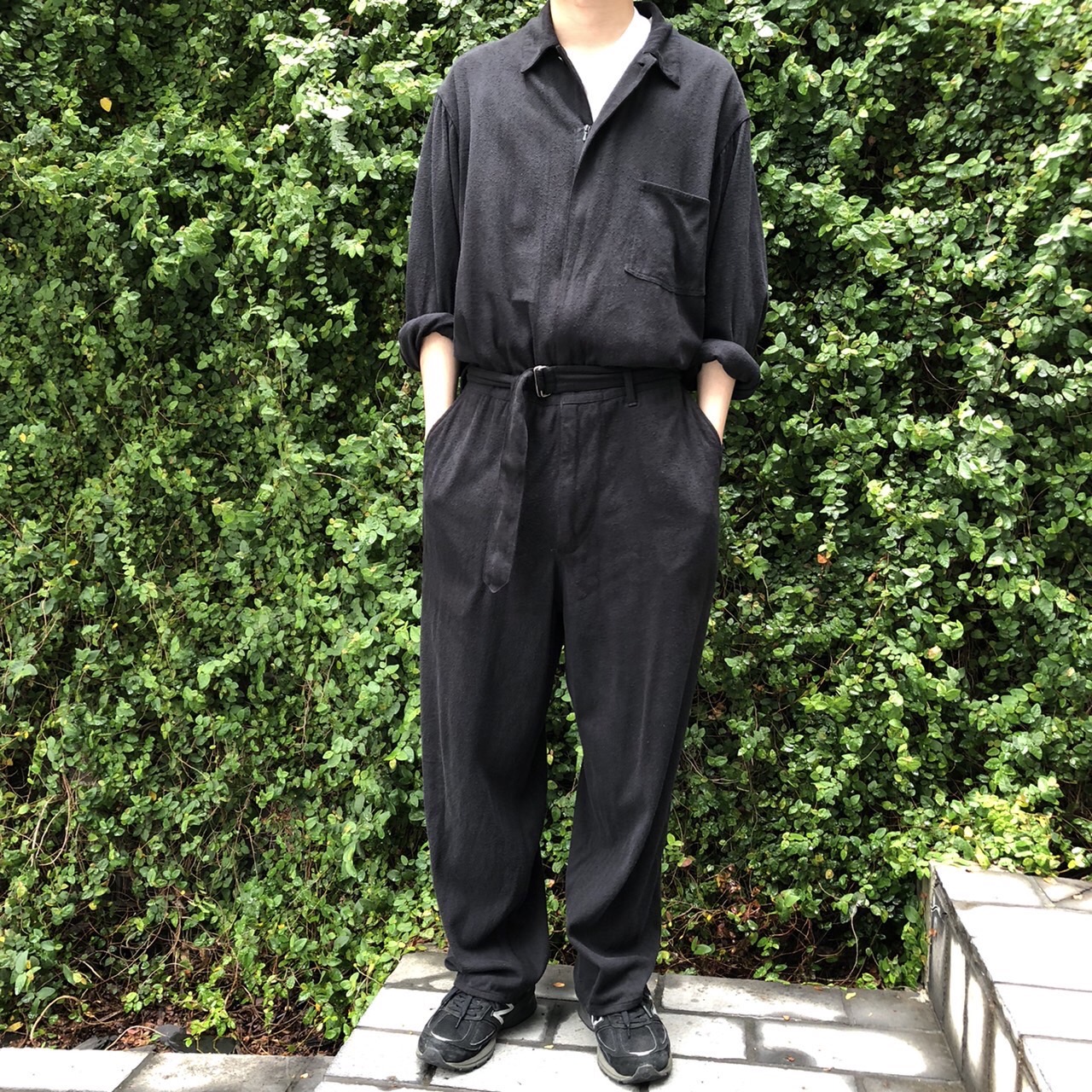 shingo COMOLI シルクネップオールインワン つなぎ COMOLI (コモリ