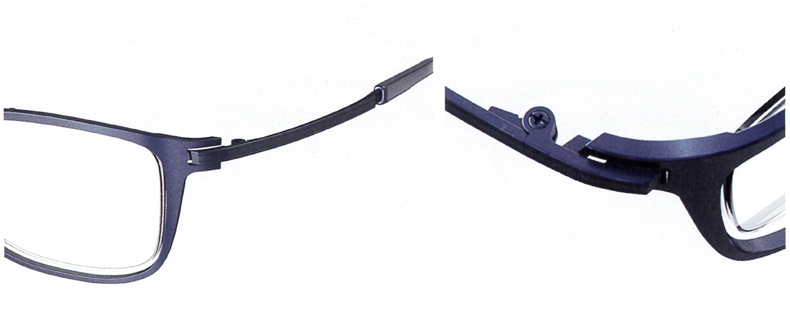 999'9(フォーナインズ)メタルダブルフロント構造メガネフレーム S-825T