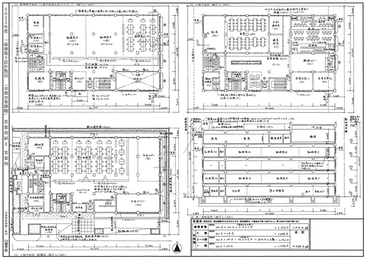 総合資格 令和7年度 2025 一級建築士 設計製図テキスト 中期教材 最新