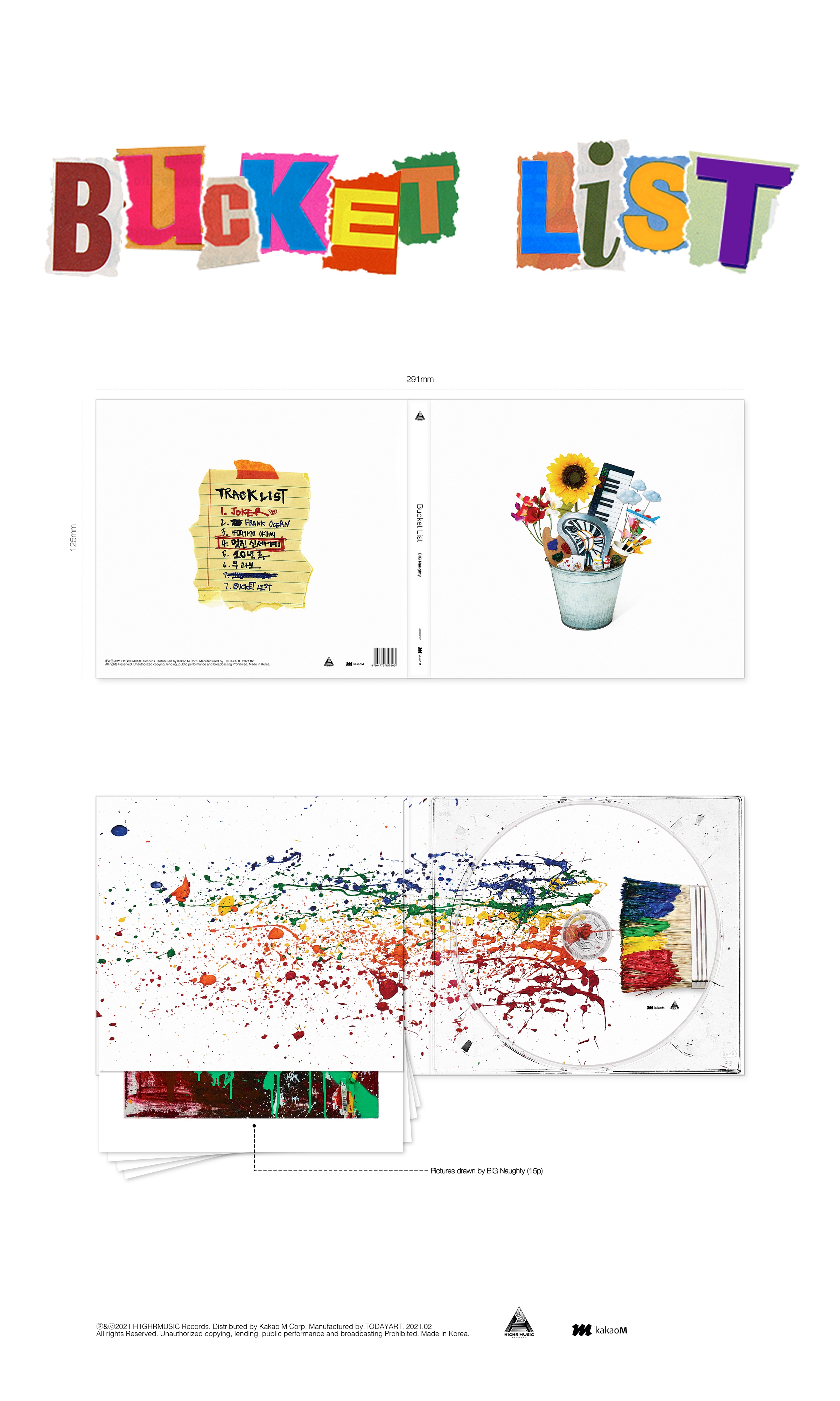 ktown4u.com : BIG Naughty - EP Album Vol.1 [Bucket List] (Signed