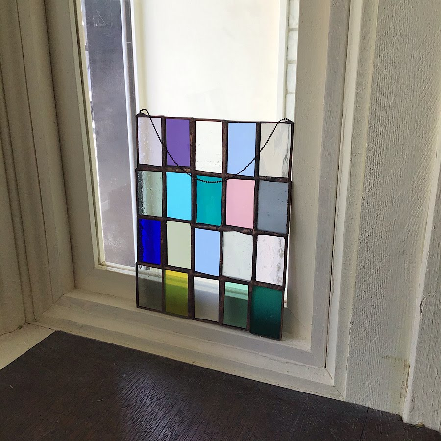 ステンドグラスパネル「carreaux panel 4」SPP-28｜nido(ニド）｜#9303