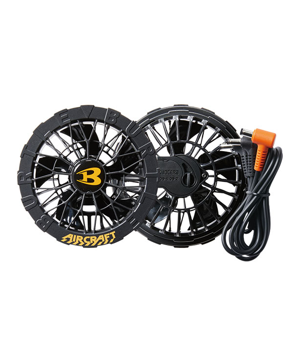 BURTLE AIR CRAFT マットブラックバッテリー+ブラックファンセット