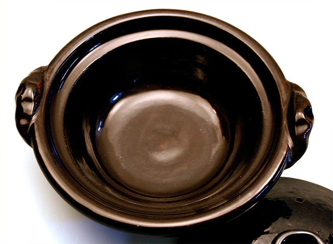 雲井窯 土鍋 鴨釉 七寸 すのこ付き 雲井窯 土鍋 鴨釉 七寸 すのこ付き