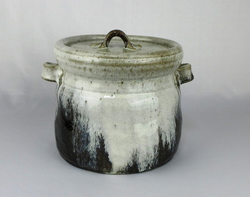 栗山園オンライン通販部 / 【出物】 叩き朝鮮唐津耳付水指 13代中里