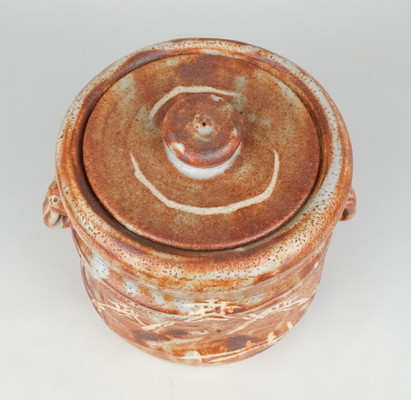 栗山園オンライン通販部 / 【出物】 鼠志野水指 加藤光右衛門