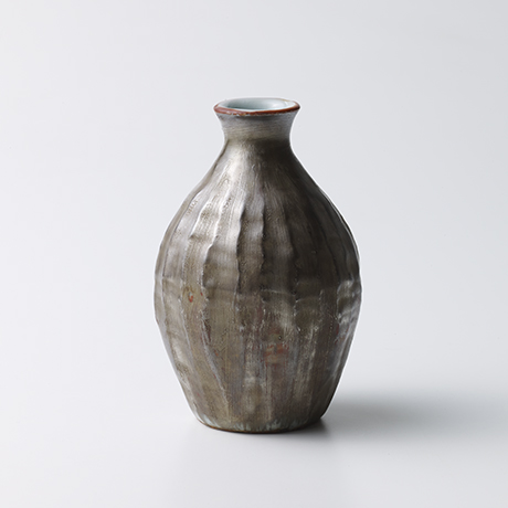 No.22 魯山人 銀彩トクリ / Rosanjin Tokkuri, Overglazed silver