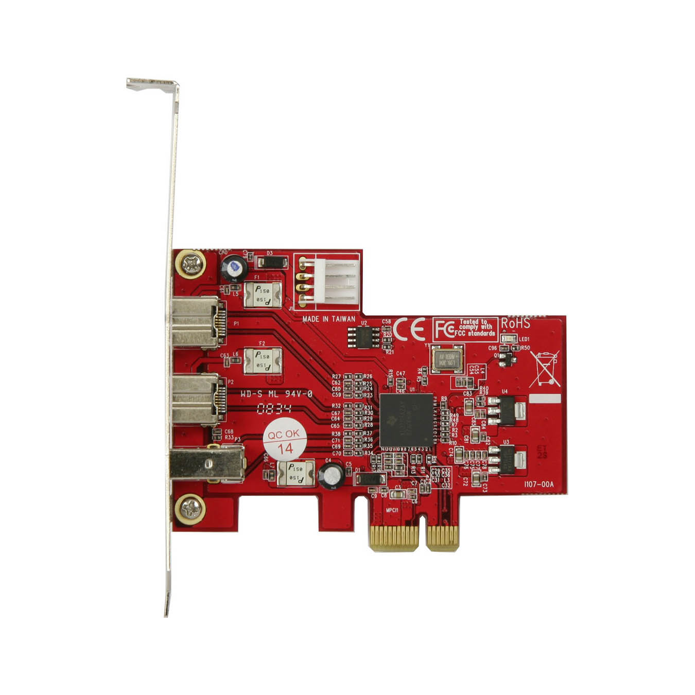 1394T-LPPCI2 | IEEE1394 6pinx4 インターフェースボード(TI社製