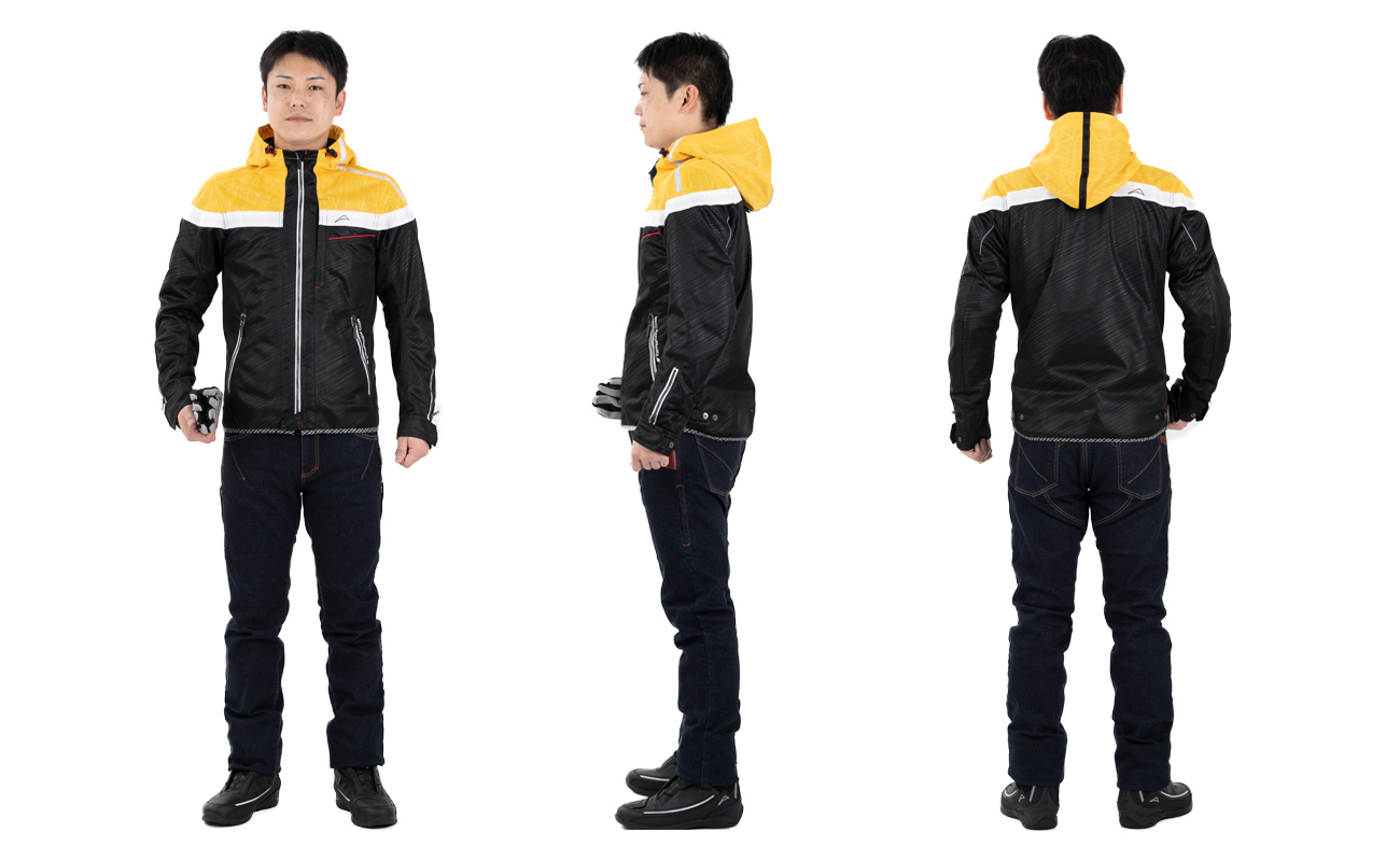 K-2422 フルメッシュパーカージャケット バイク用品のクシタニ