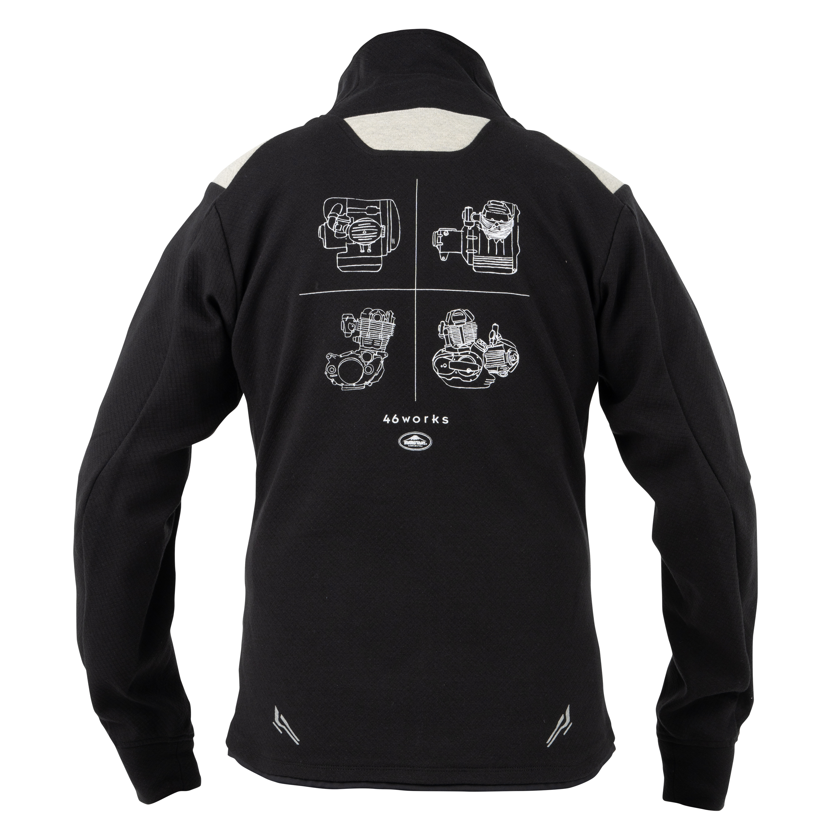 K-1357W 46works arcana track jacket( MOTORCYCLE casual JACKET FOR