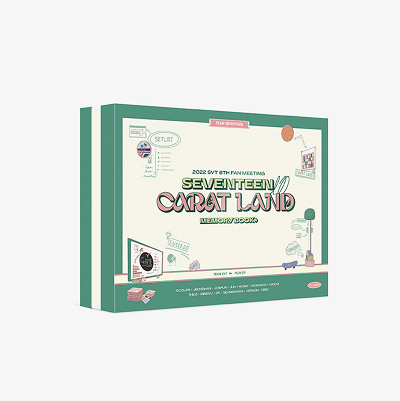 SEVENTEEN 6TH FAN MEETING 2022 SEVENTEEN IN CARAT LAND MEMORY BOOK