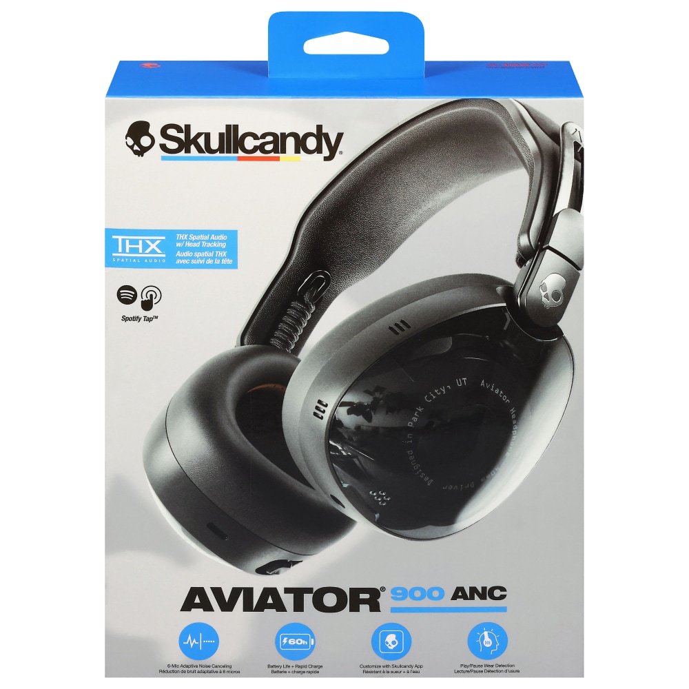 Skullcandy® Aviator® 900 ANC BT Headphones - Black, 1 ct - Fred Meyer