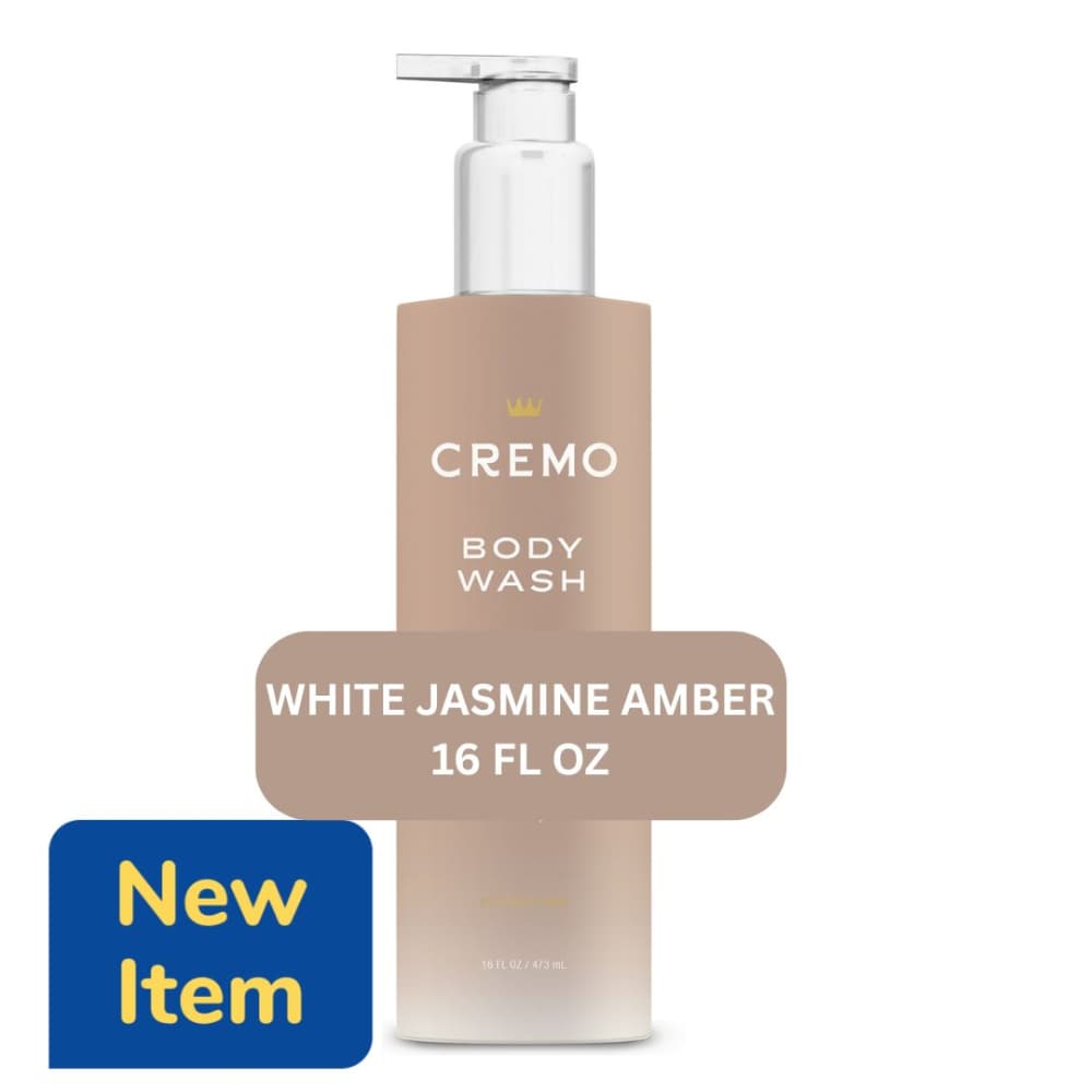 Cremo Body Wash for Women White Jasmine Amber Scent Rich Lather