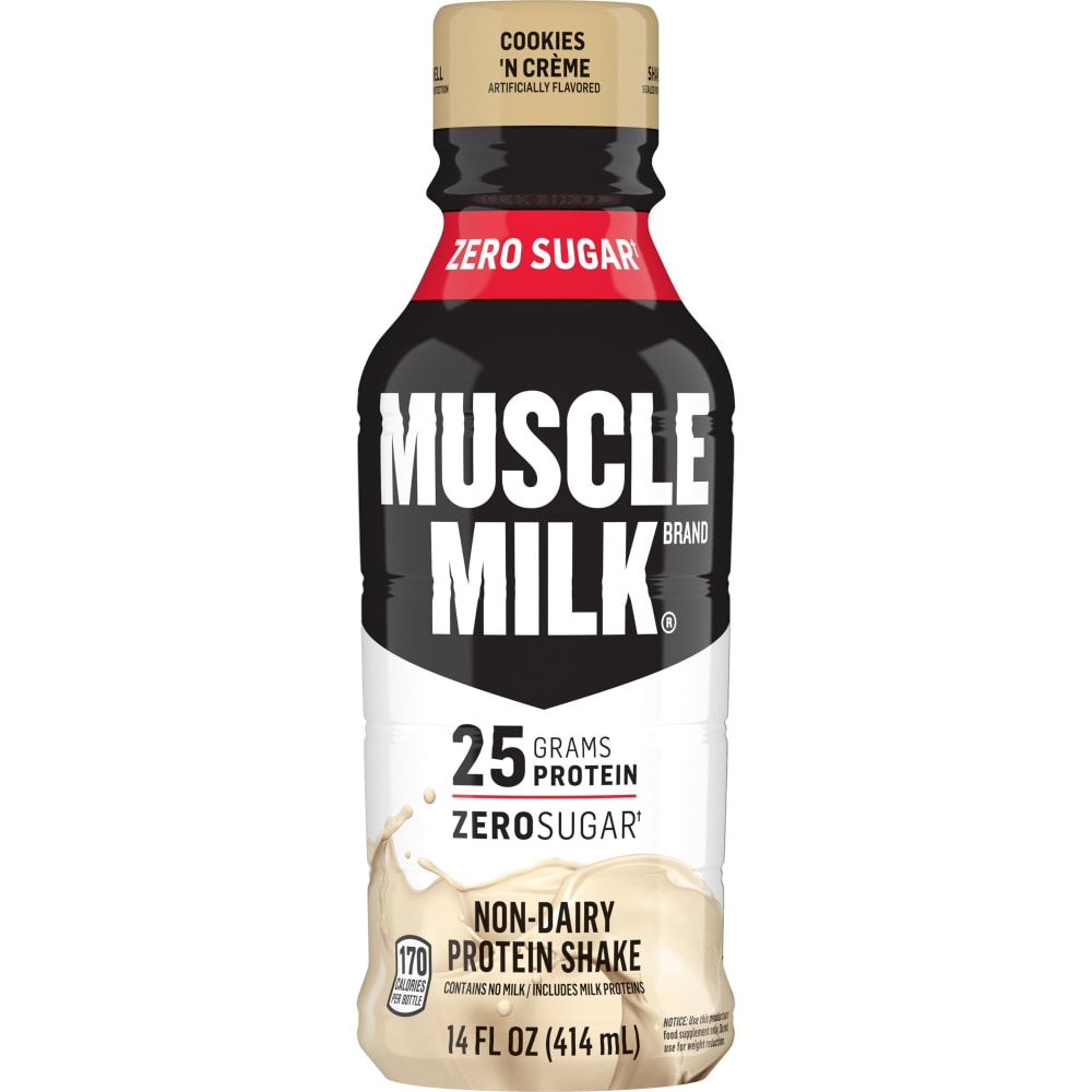 Muscle Milk® Genuine Zero Sugar Non-Dairy Cookies'n Cream Protein