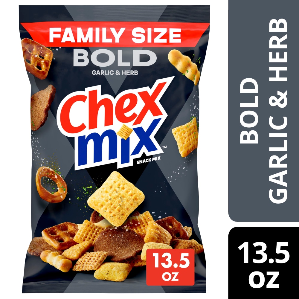 Chex Mixâ„¢ Bold Garlic and Herb Family Size Snack Mix, 13.5 oz