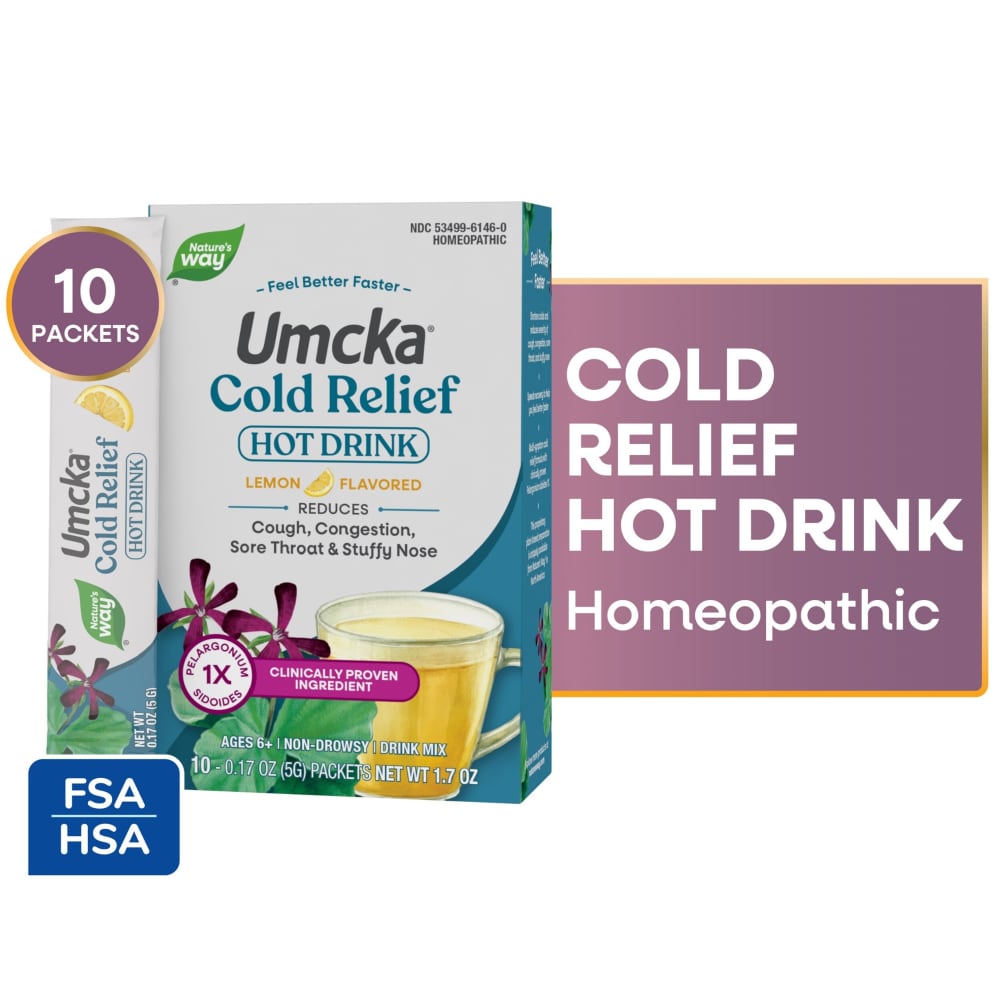 Nature's Way Umcka Cold Relief Hot Drink Multi-Symptom Relief