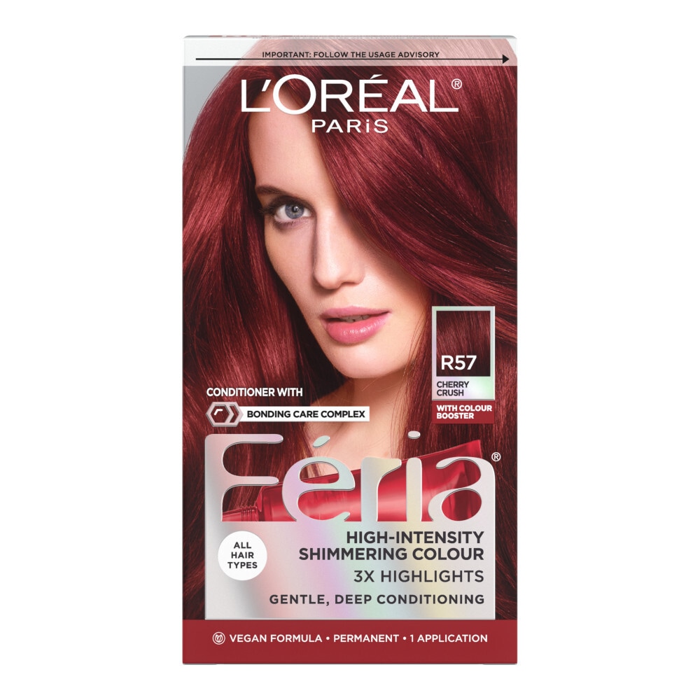L'Oreal Paris Feria Permanent Hair Color High Intensity R57 Cherry