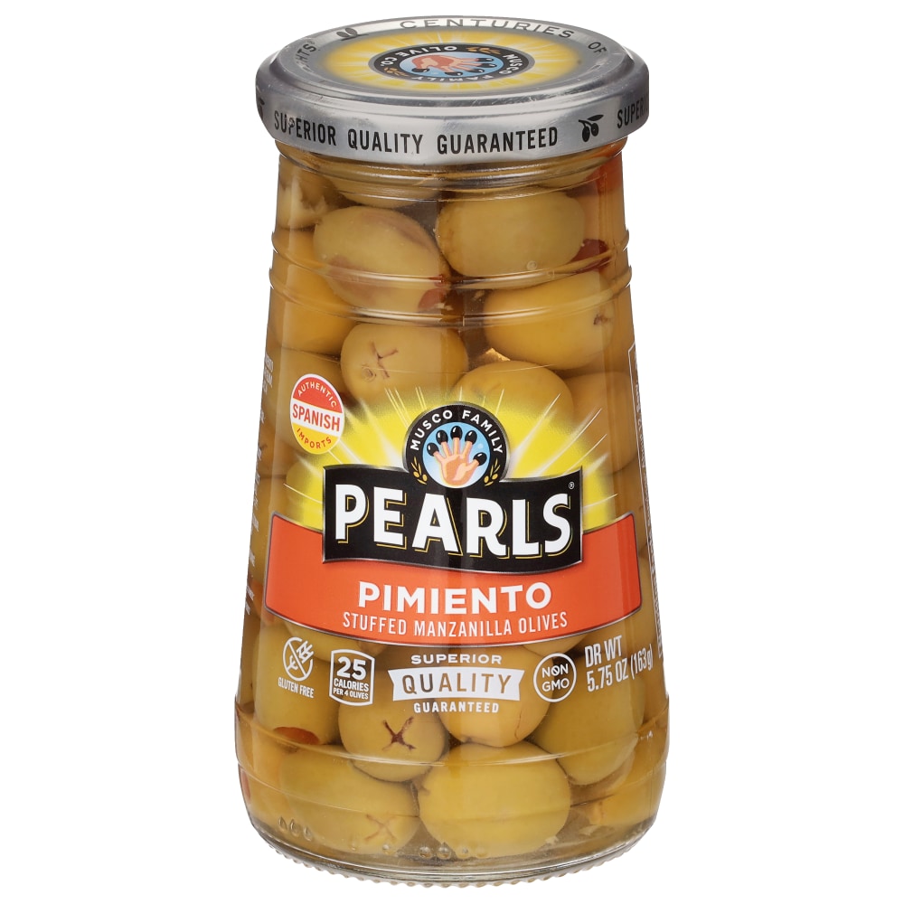 Pearls® Pimiento Stuffed Manzanilla Green Olives, 5.75 oz - Metro