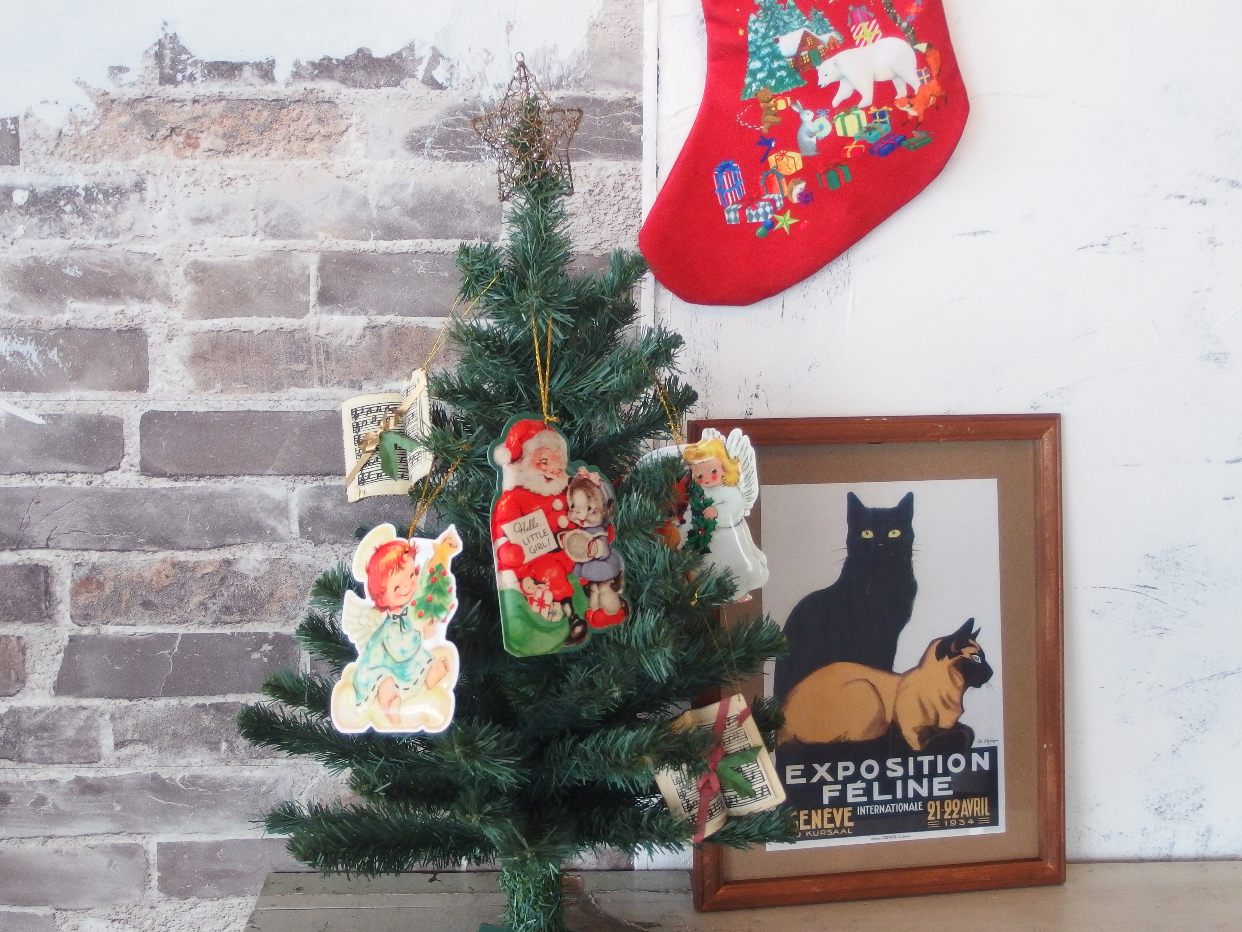 KEY STONE / メタルダイカットポストカード X'mas ツインドッグス