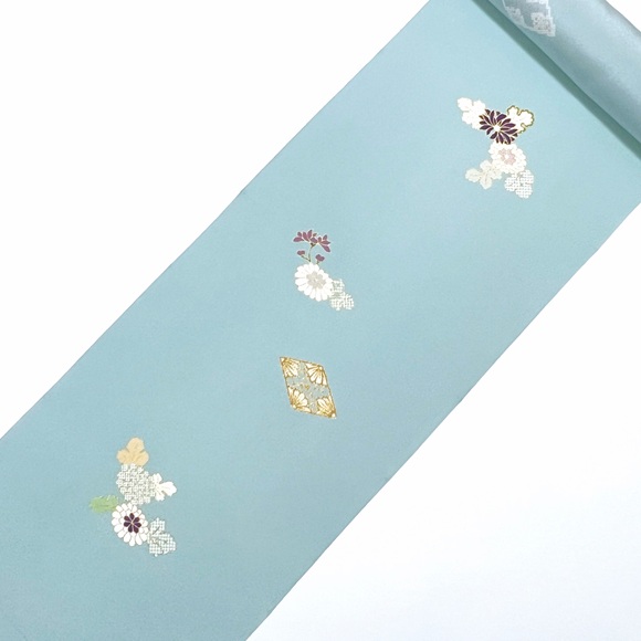 京呉服 塚本 / 鬼しぼちりめん菊菱 小紋着尺