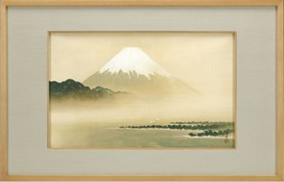 富士山の世界文化遺産登録決定を記念し、高級美術複製画 川合玉堂