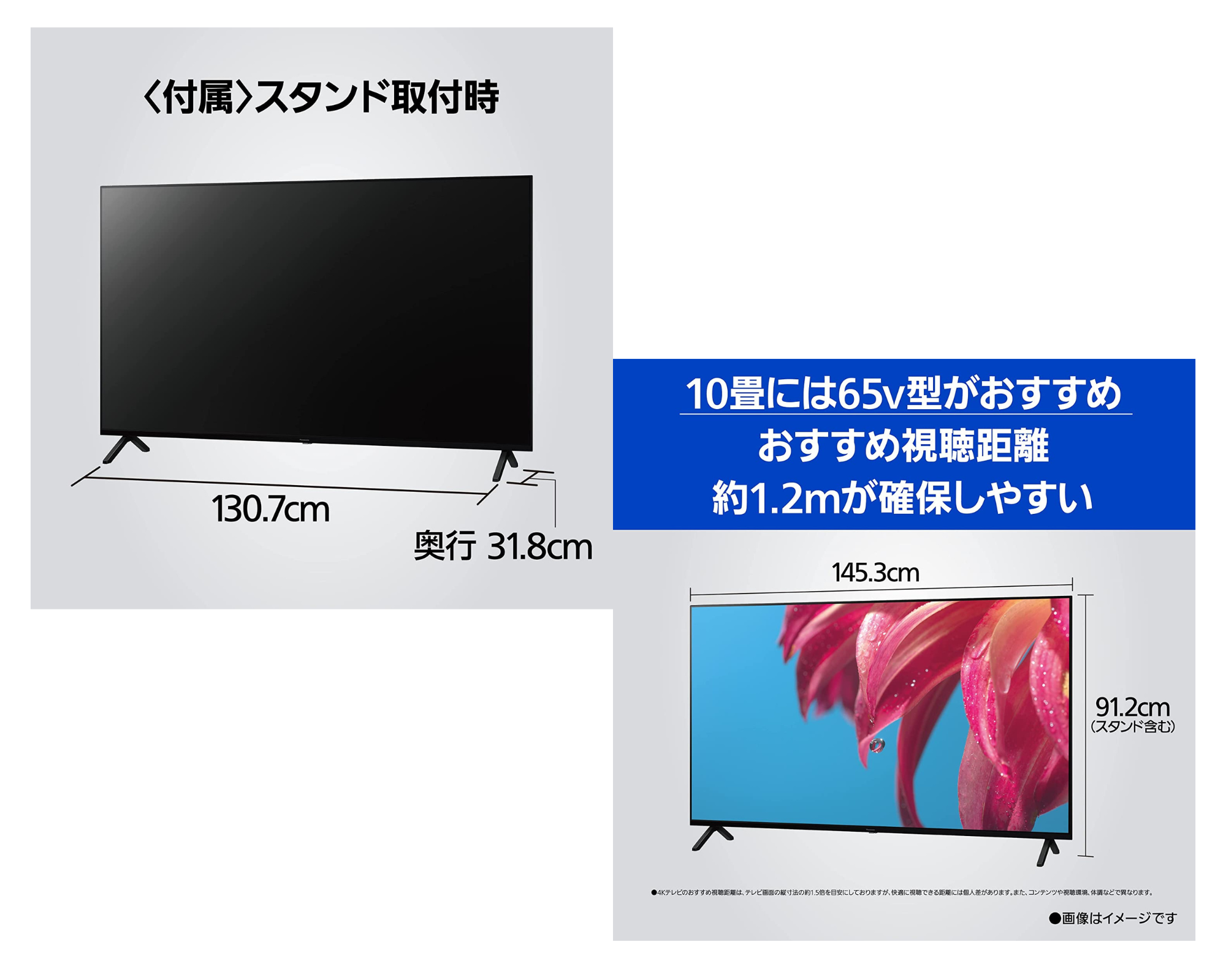 TH-65LX800 パナソニック 65V型 4Kダブルチューナー内蔵 液晶テレビ