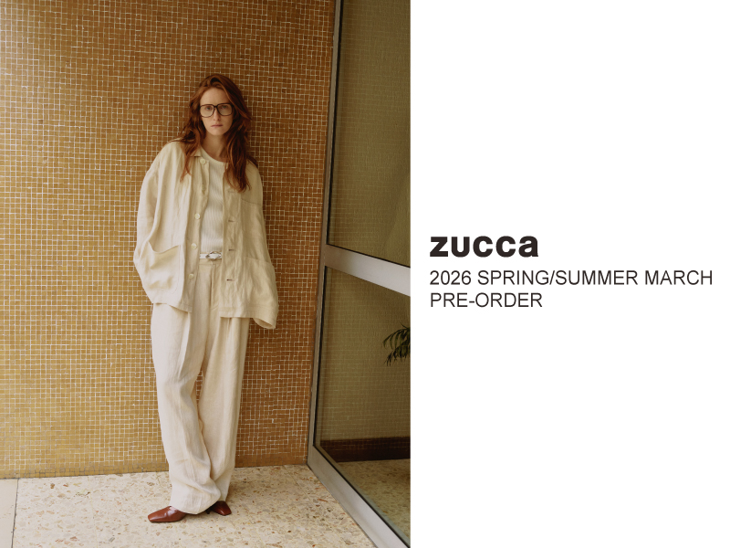 03AW ZUCCA ファー付きPコート ダブル ジャケット 03AW ZUCCA ファー