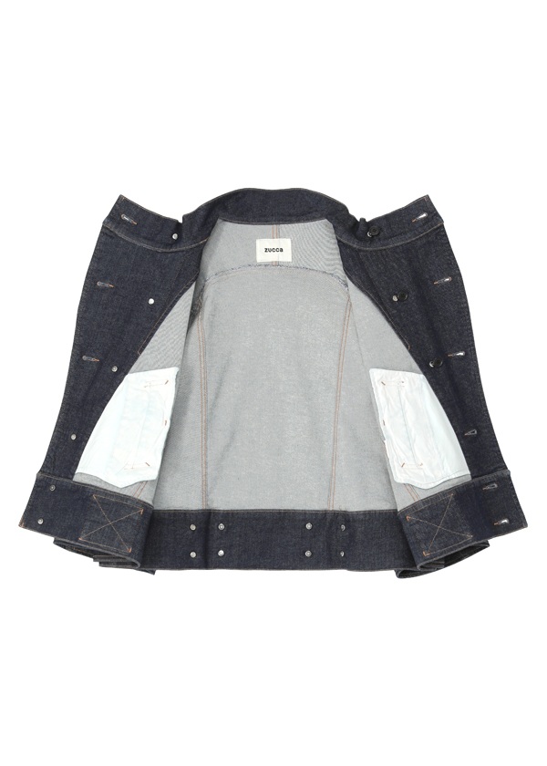 ZUCCa / S ハイパーストレッチデニム / ジャケット(M blue(12)): SALE