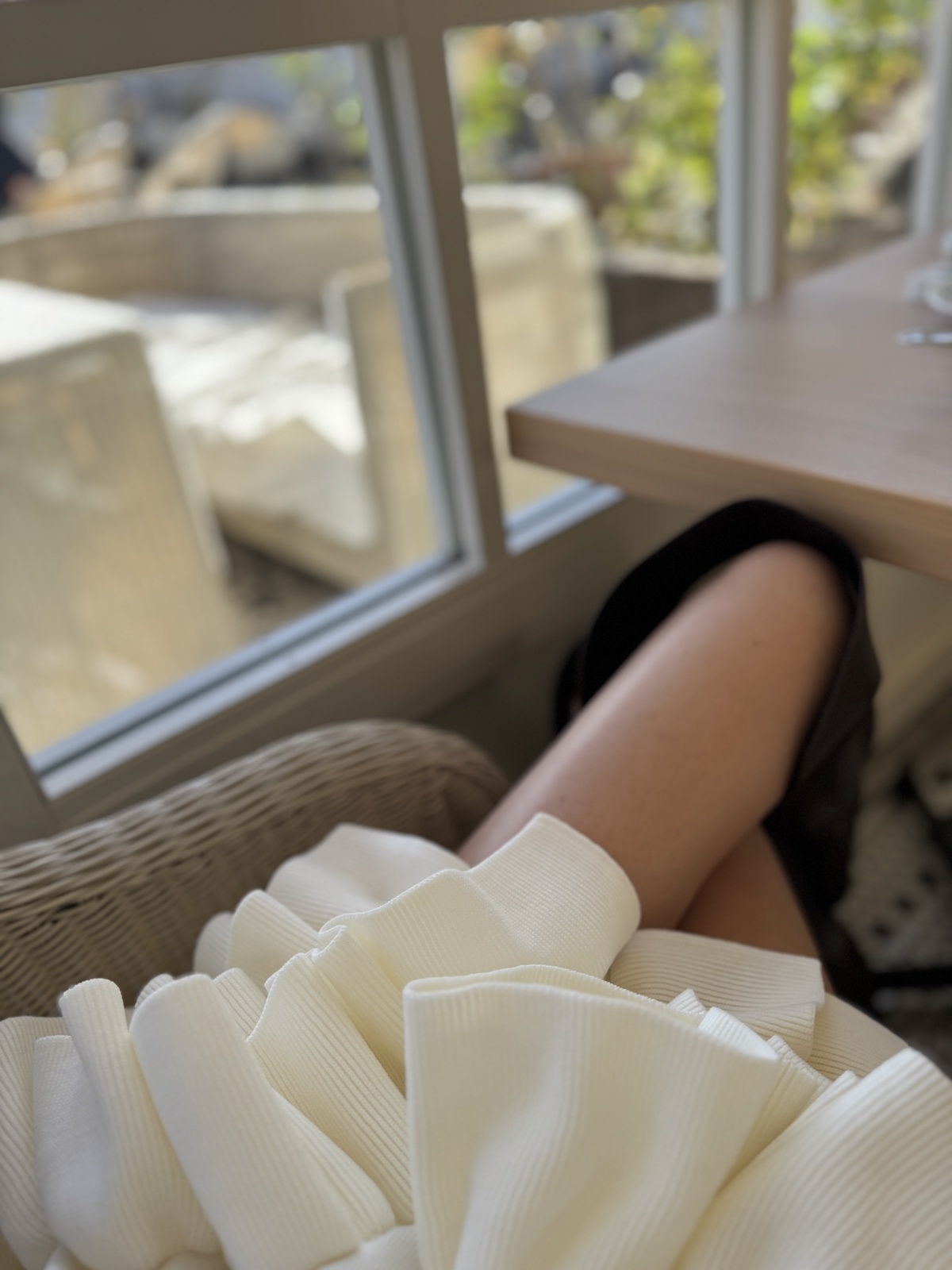 Ruffled-Hem Polo Dress - HIAND