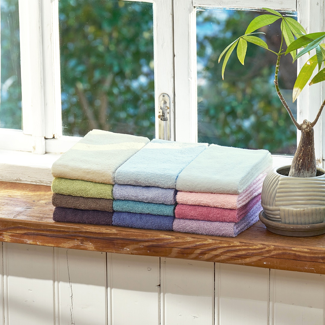 ホットマンカラー12 ライトフェイスタオル