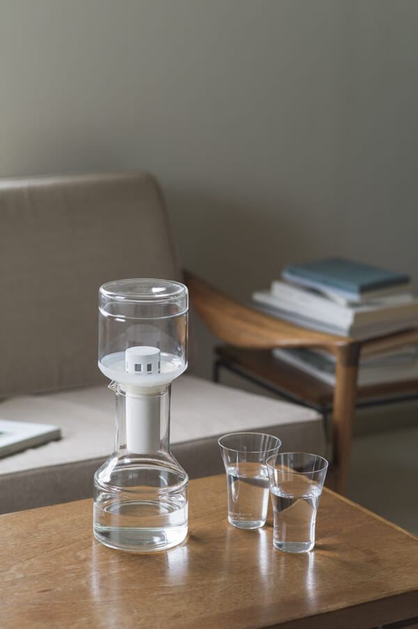 美味しい水を、美しく飲もう。浄水器にクラフトを掛け合わせた画期的な