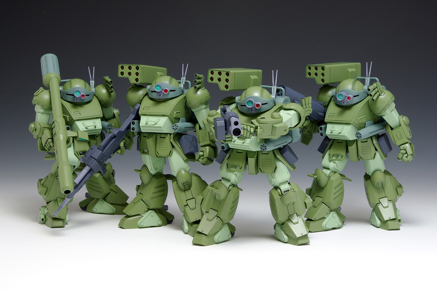 スコープドッグ ターボカスタム［ザ・ラストレッドショルダー版］4機