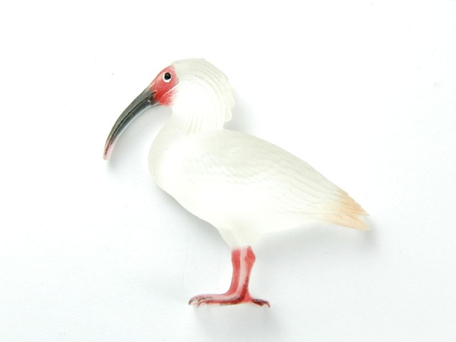 コラソン動物園野鳥シリーズ/トキ（冬羽） ピンバッチ Hobby's World