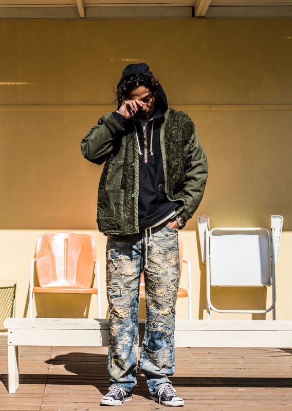 VARDE77 US ARMY D-2 TYPE PARKA BLACK - HOMEDICT