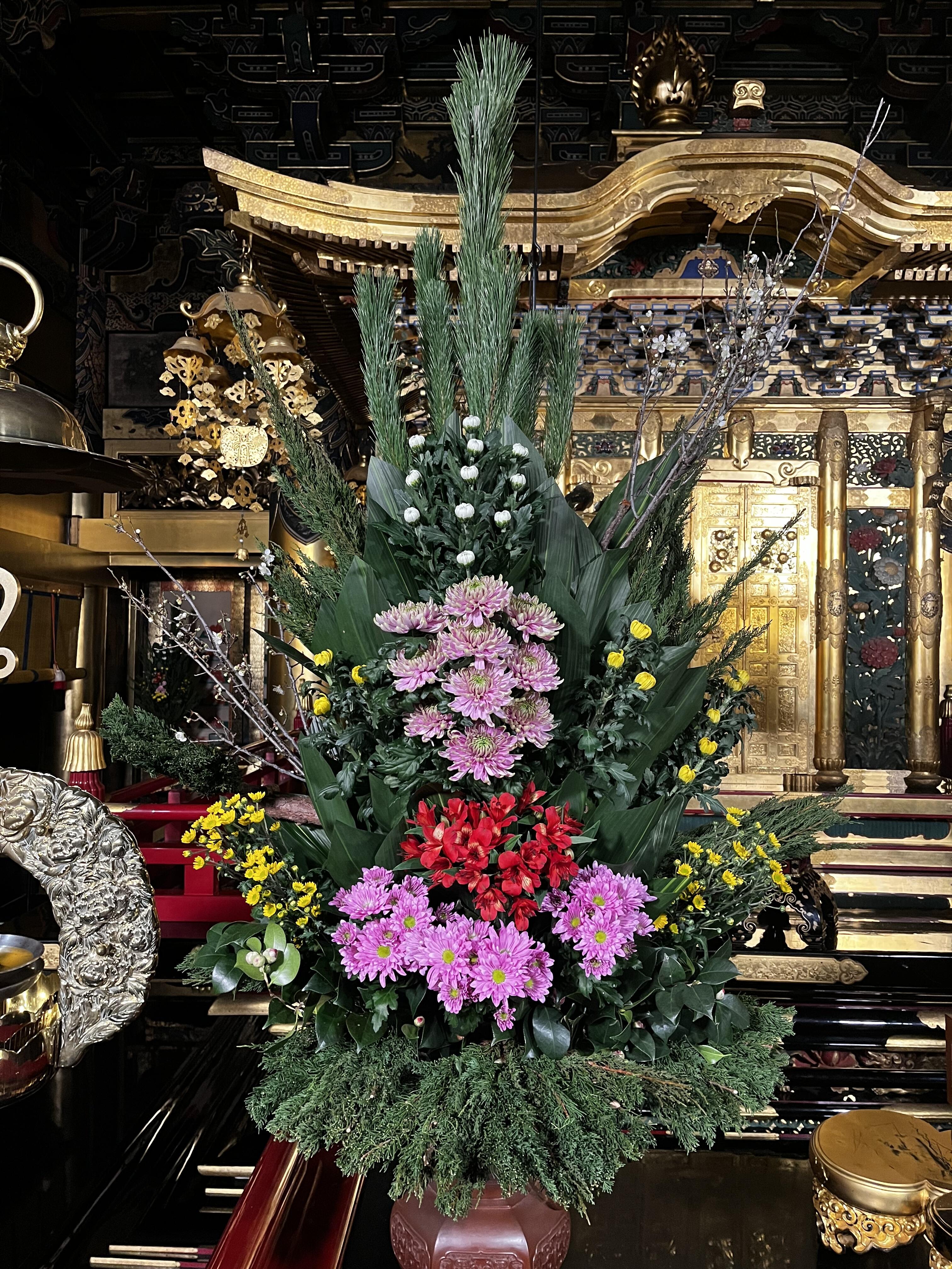 本願寺の仏華 | 観る｜お西さん（西本願寺）-本願寺への参拝（参る