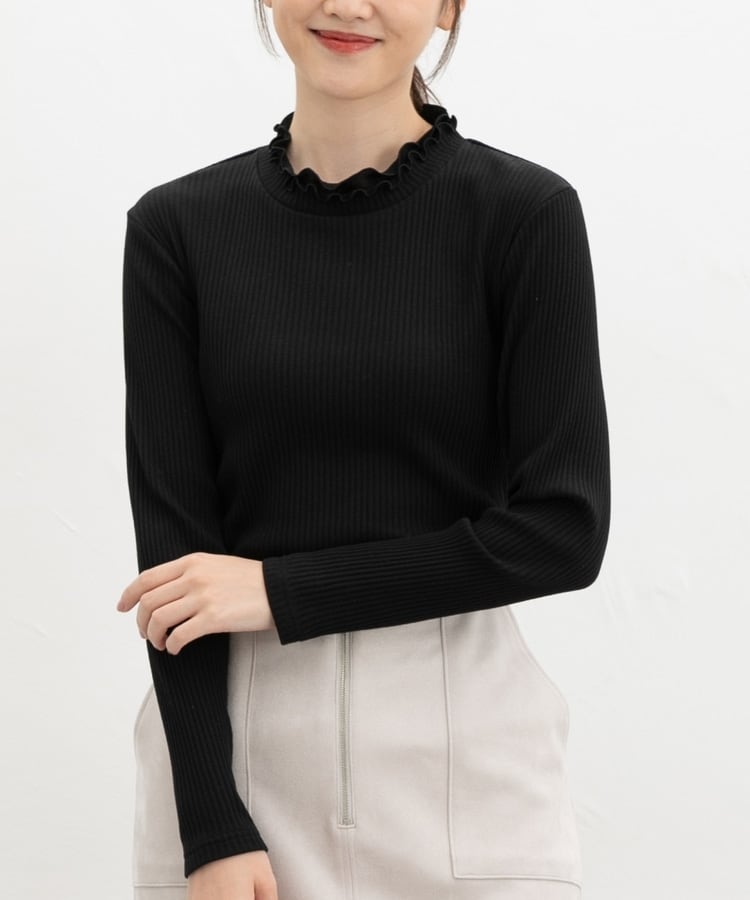 あったかフリルハイネック: トップス｜ハニーズ公式通販