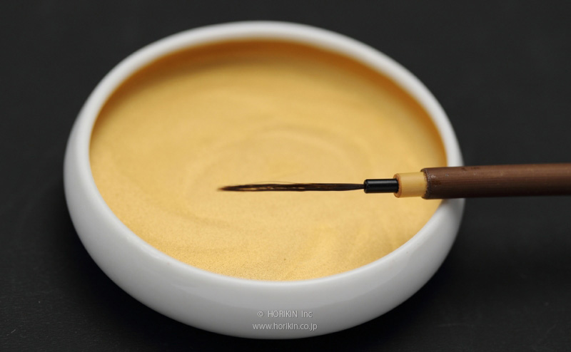 純金泥 鉄鉢入 | 材料を探す | 堀金箔粉（HORIKIN）