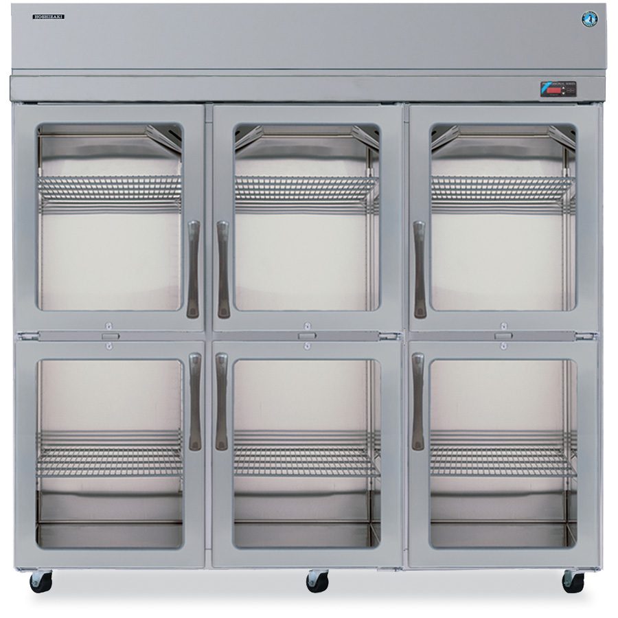 RH3-SSB-HG, Refrigerator, Three Section Upright, Stainless Doors