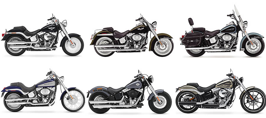 ソフテイルのマフラー・カスタム - ハーレーカスタムガイド