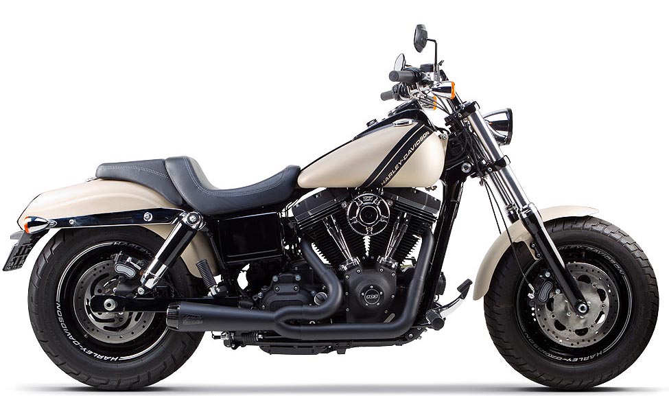 ダイナに似合うクラブスタイルに欠かせない2in1マフラー - ハーレー