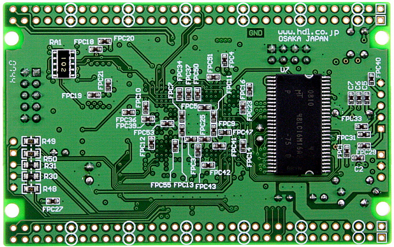 XCM-005] Spartan-3 FPGA搭載ブレッドボード (FPGA基板/FPGAボード)