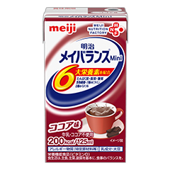 明治メイバランスMini ココア味の詳細 | 介護食品・栄養調整食品の通販