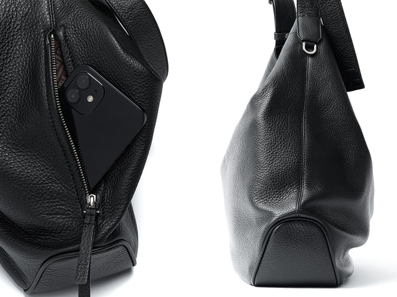 ソフトシュリンクレザー アジャスタブルショルダーバッグ | TC-AS