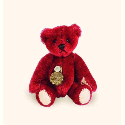 ミニチュアテディ レッド 5cm | ハーマンテディ オリジナルハーマン
