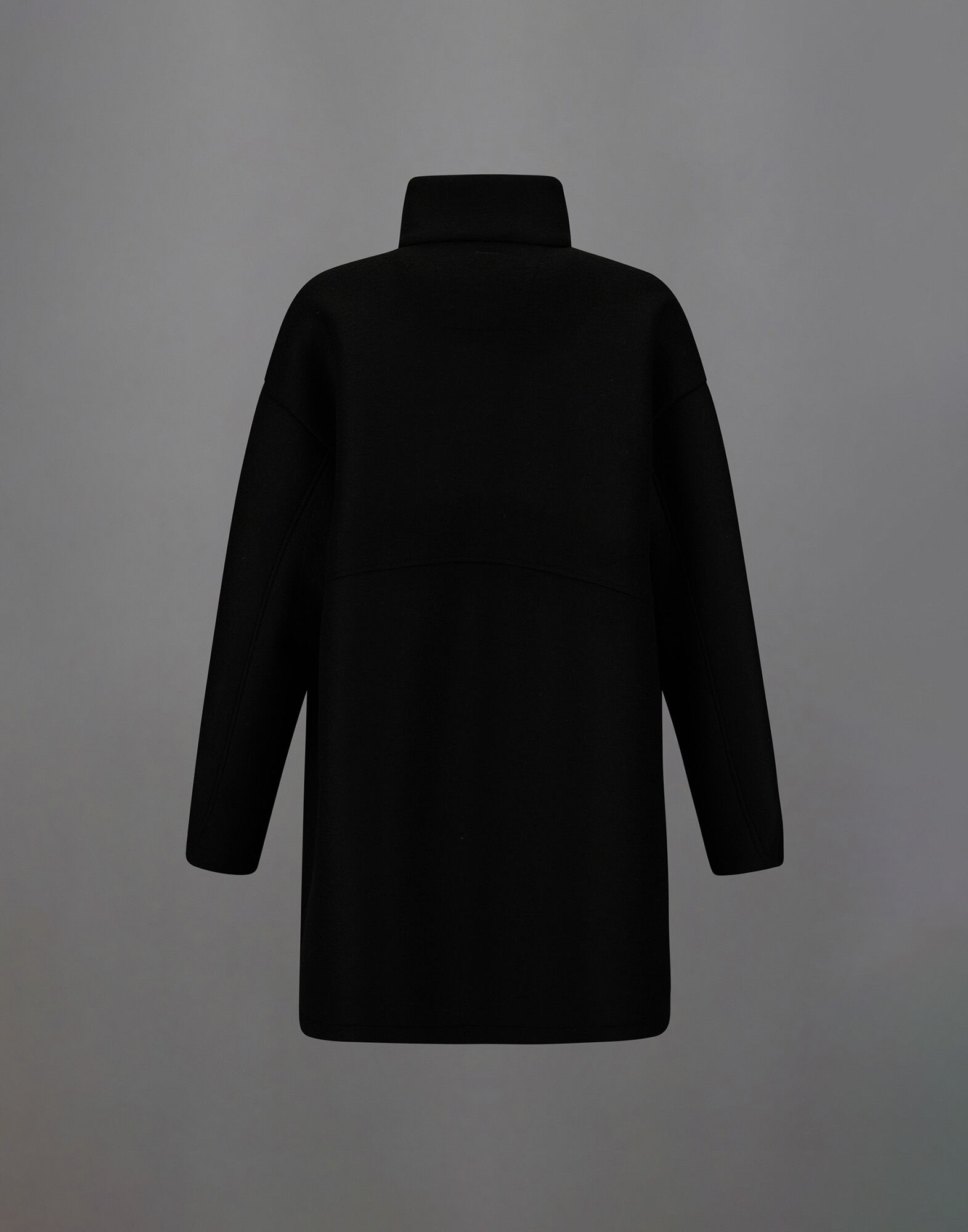 ラミナー テクニカルウール コート ブラック | Herno® (ヘルノ)