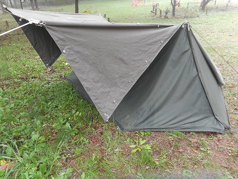 ドイツ軍 パップテント フルセット 【COTTON素材】 1960～1970年代