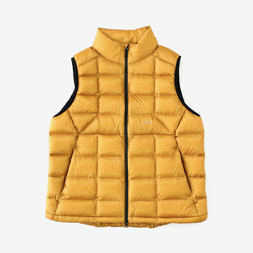 CAYL ケイル Light Down Vest Gold - Nicetime Mountain Gallery