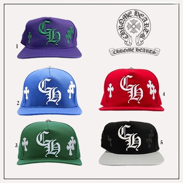 クロムハーツ コピー クロス パッチ ベースボール キャップ 5色