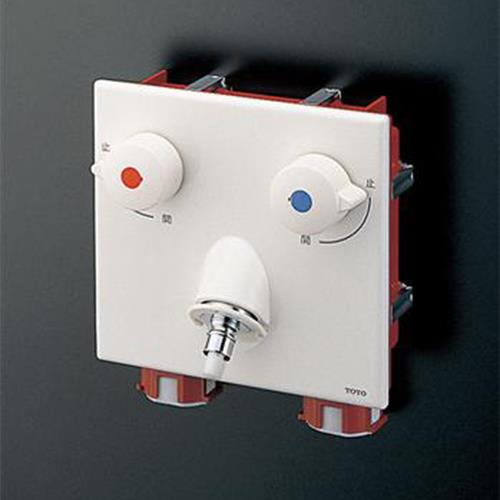 洗濯機用壁付2ハンドル混合水栓(緊急止水) ＜TWAS20A1A＞[TOTO]の通販