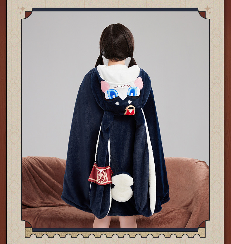 崩壊：スターレイル パム フード付きブランケット｜HAKUTEA