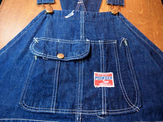 1950s【PIONEER】デニムオーバーオール - 古着屋HamburgCafe
